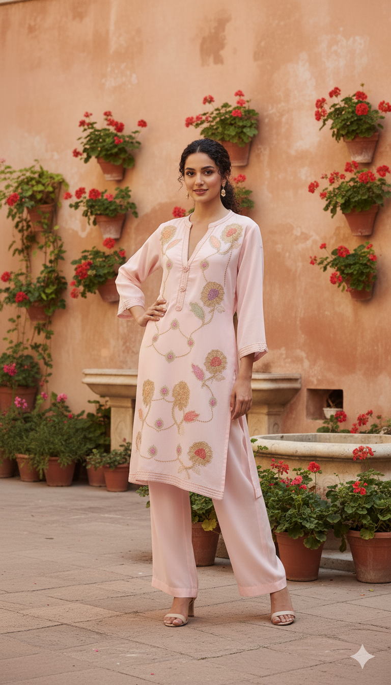 Summer Edit - Kara cotton Kimkhawab Collection - Ecru White