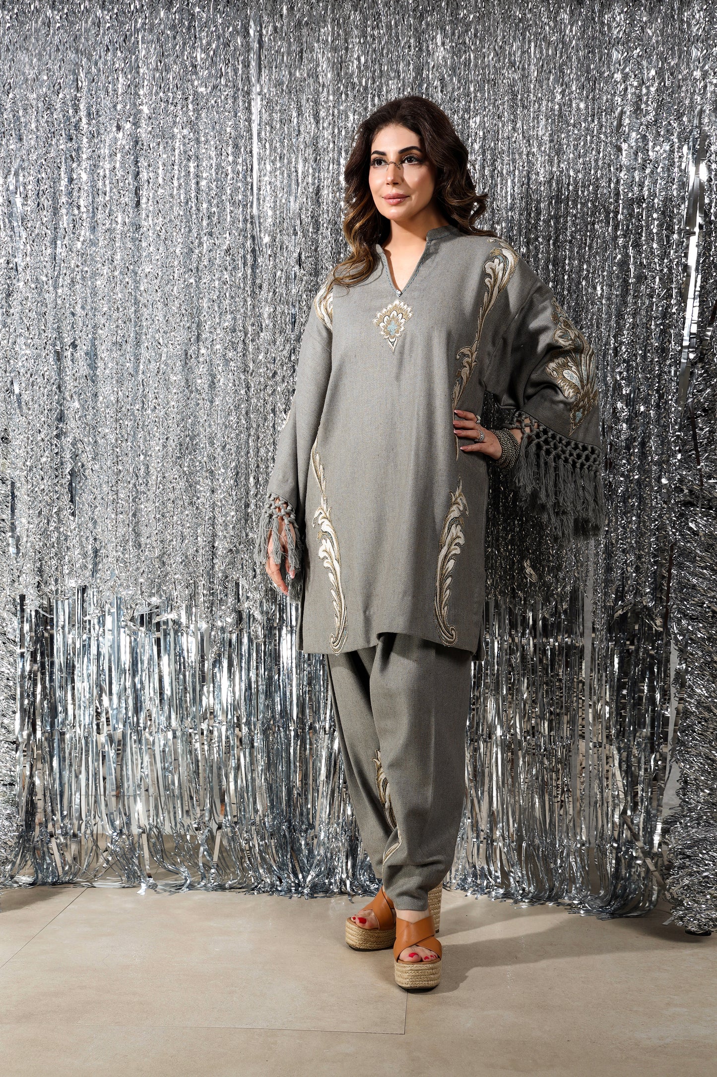 Winter - Pure Wool with Applique