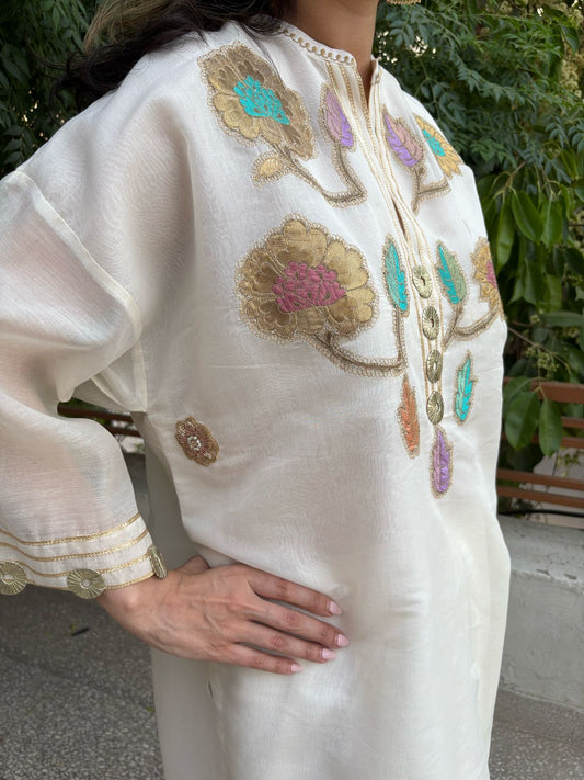 Summer Edit - Kara Cotton - Kimkhawab Collection (White)