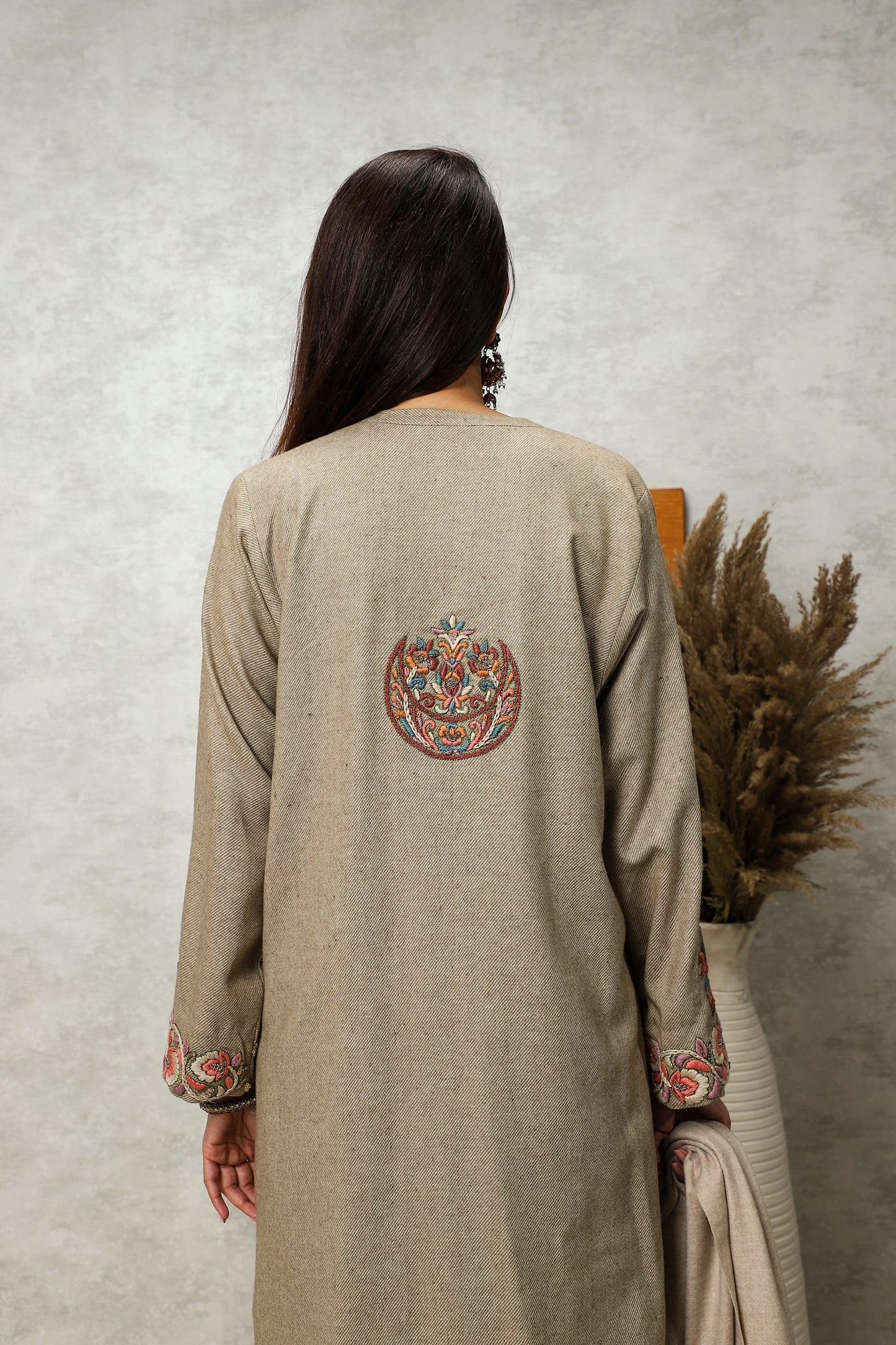 Wedding Wear - Pure Wool Embelished Kurta