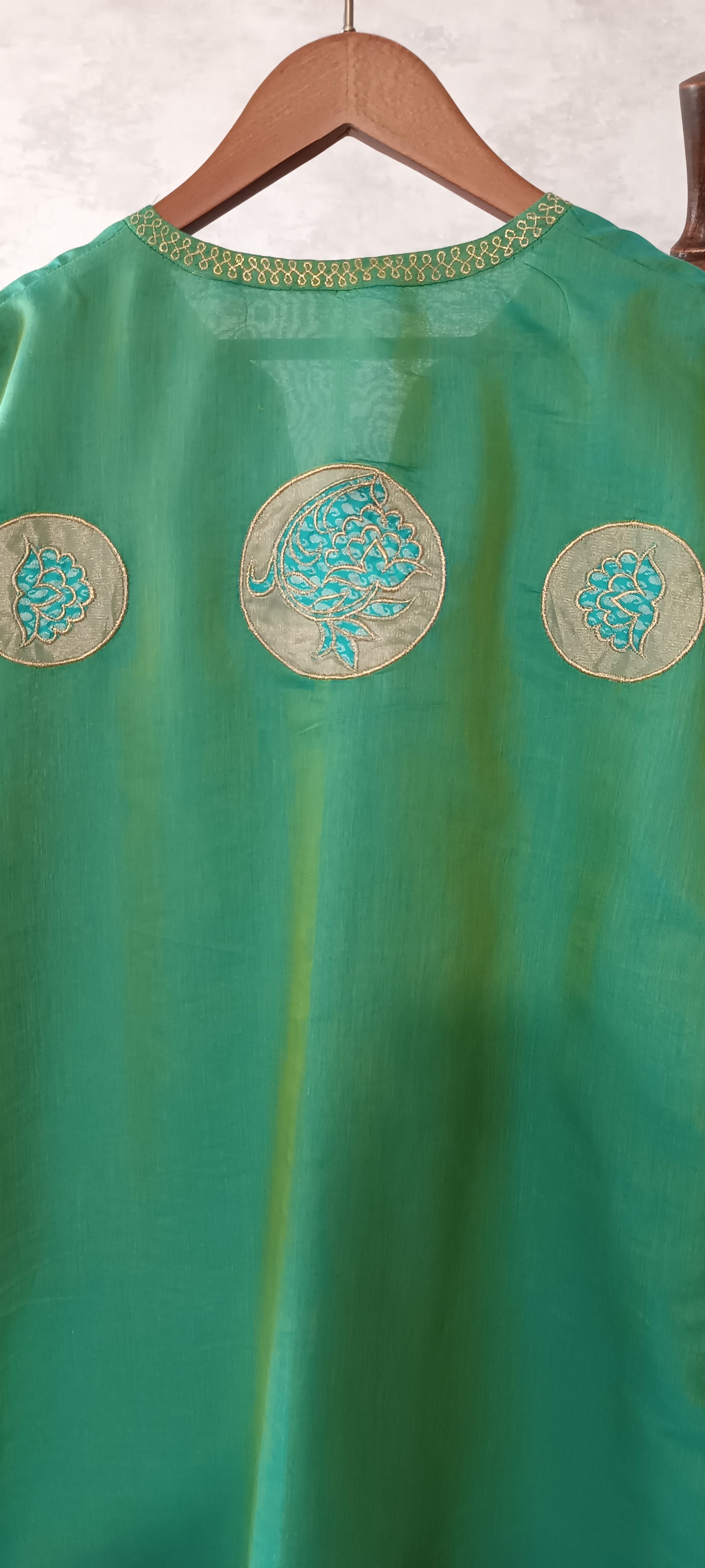 Summer Edit - Kara Cotton Kimkhawab Collection - Apple Green