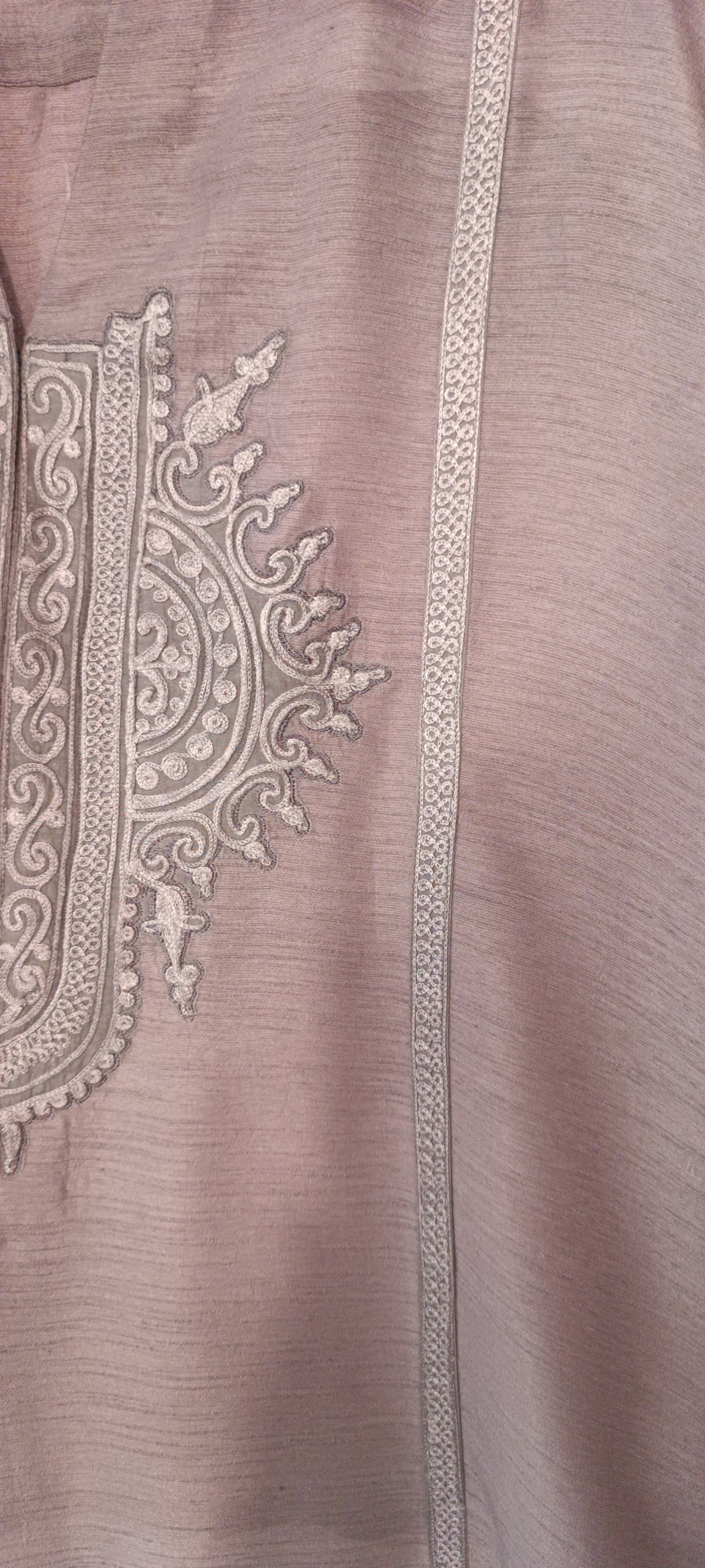 Slub Silk - Earthy Lavender