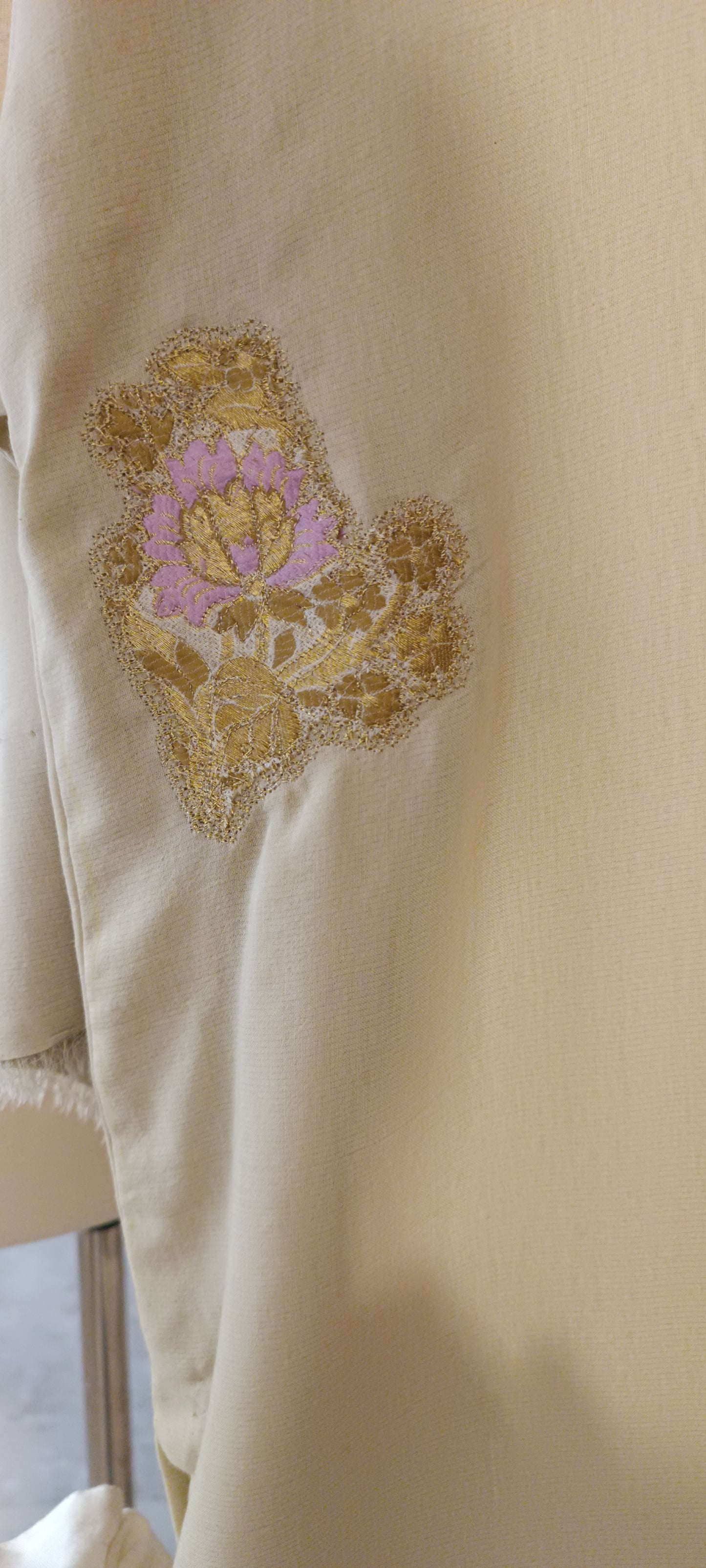 Summer Edit - Dhaka Malmal Kimkhawab Collection - Boutique Beige