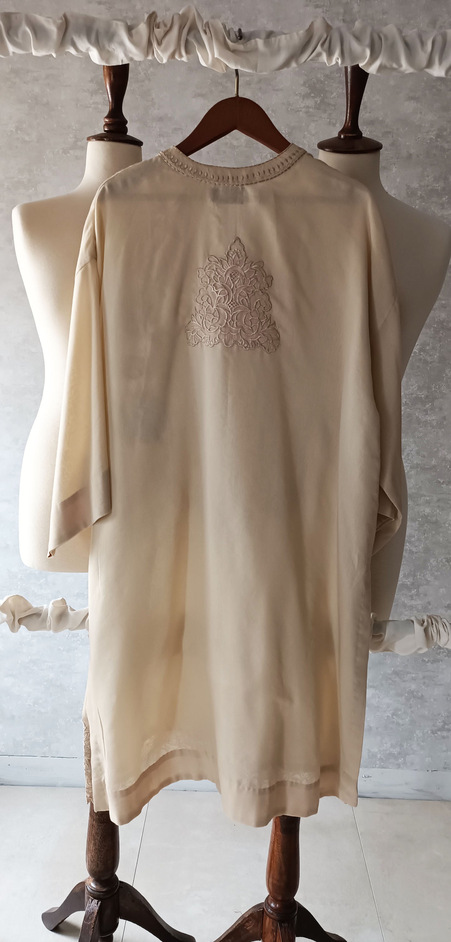 Summer Edit - Pure Dhaka Malmal Kimkhawab Collection - Boutique Beige