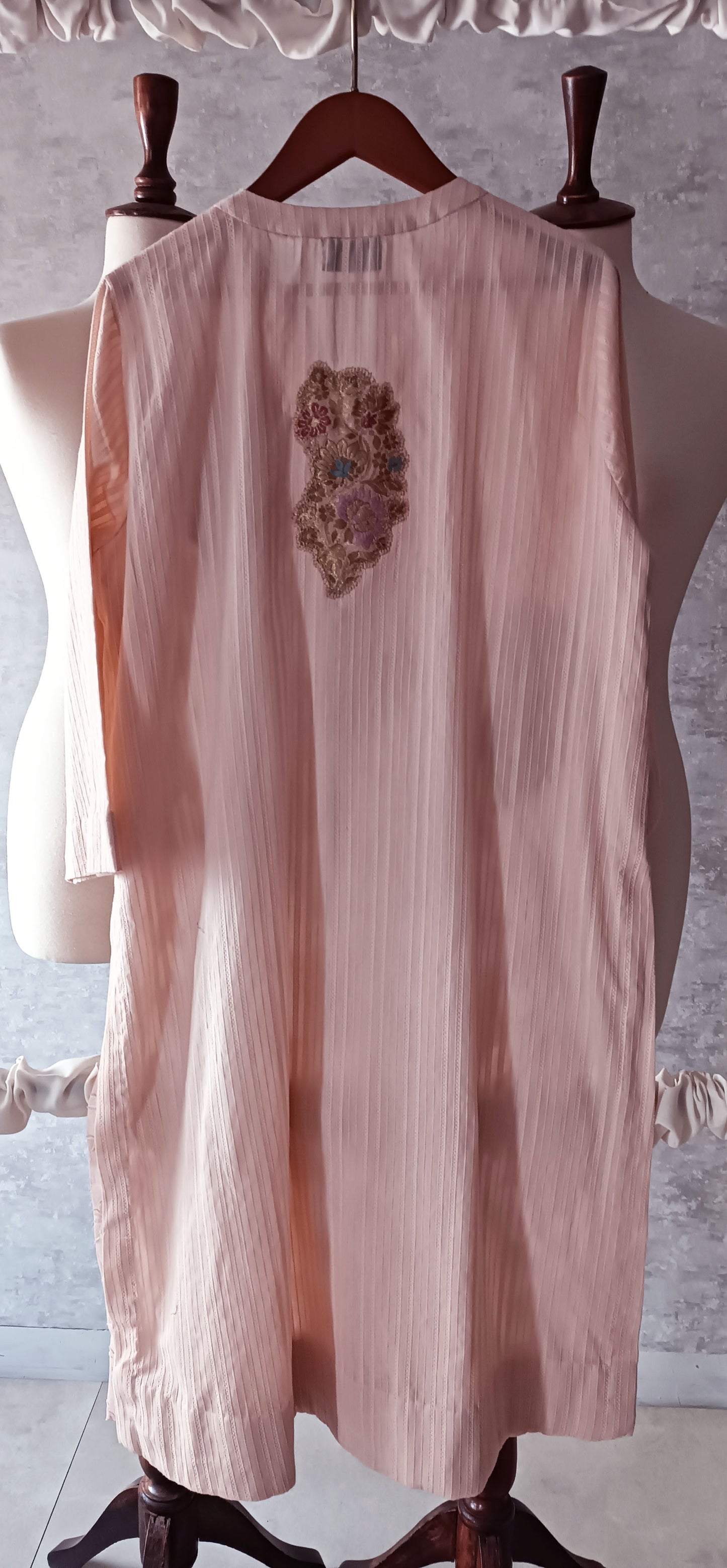 Summer Edit - Light Lawn Jaquard Shirt (Powder Pink)