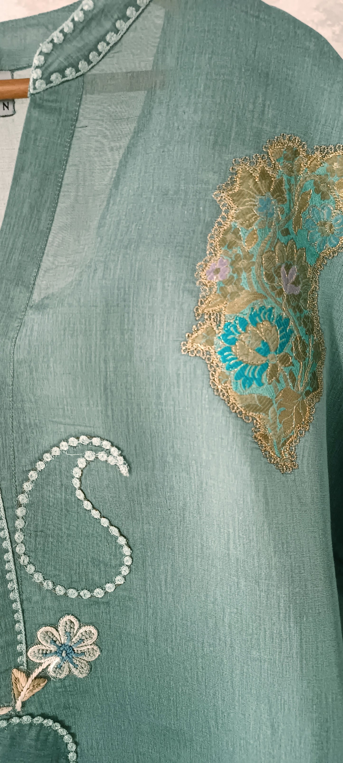 Summer Edit - Pure Chanderi - Light Teal