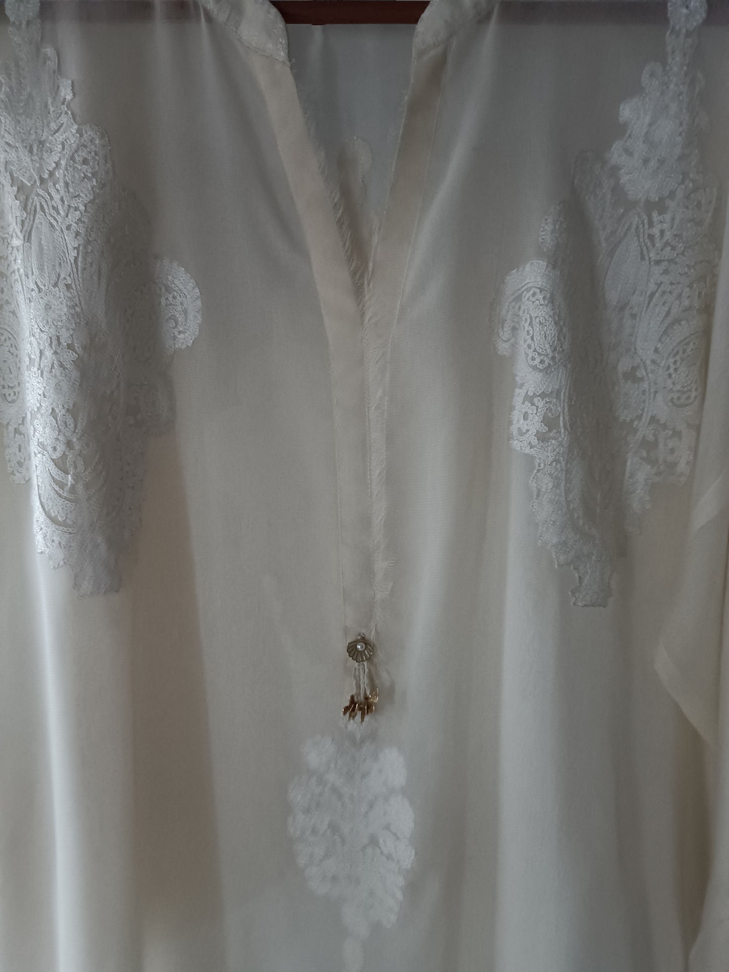 Summer Edit - Dhaka Malmal Kurta White on White