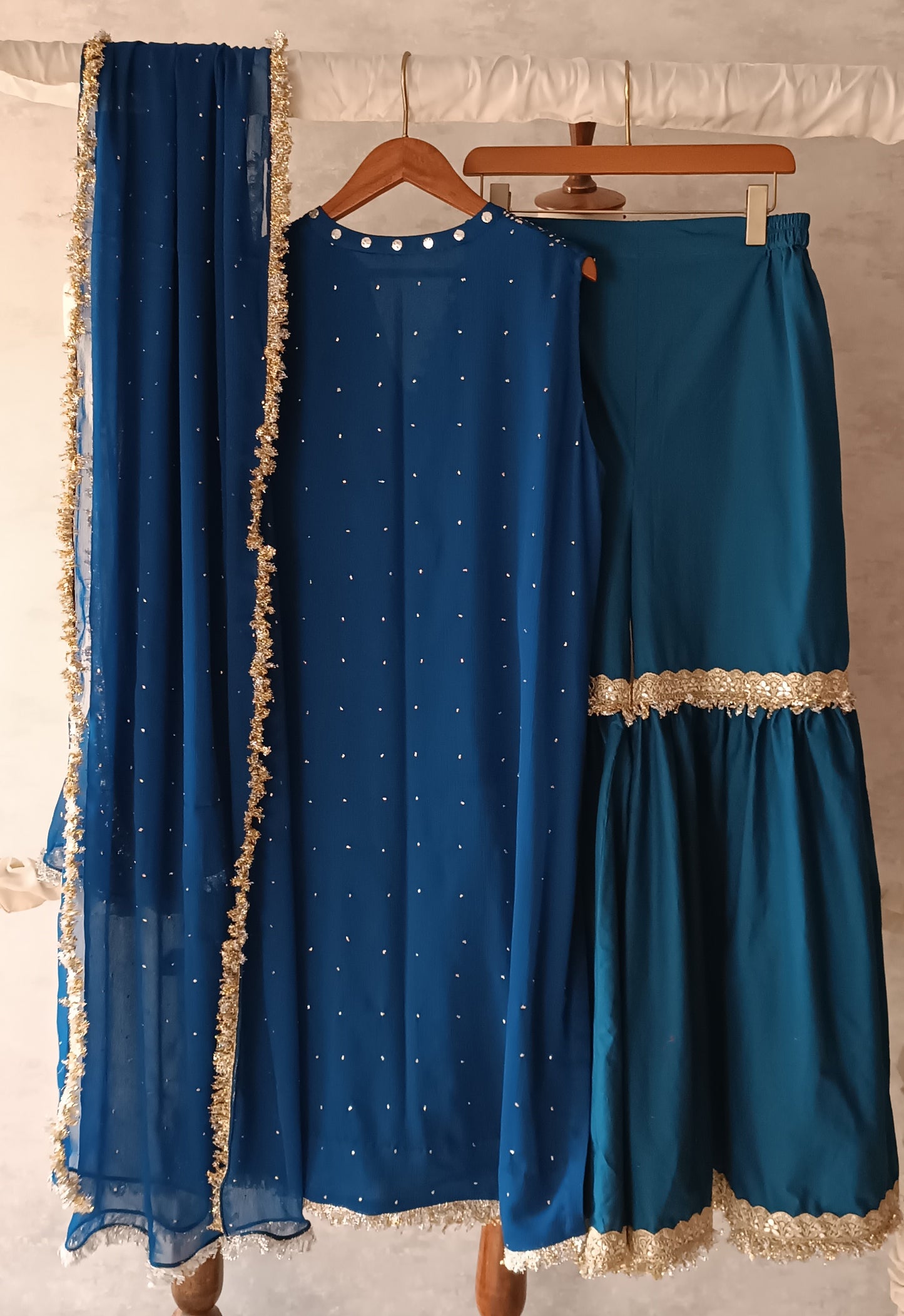 Dholki Edit - Muqaish & Kiran - Rich Navy Blue