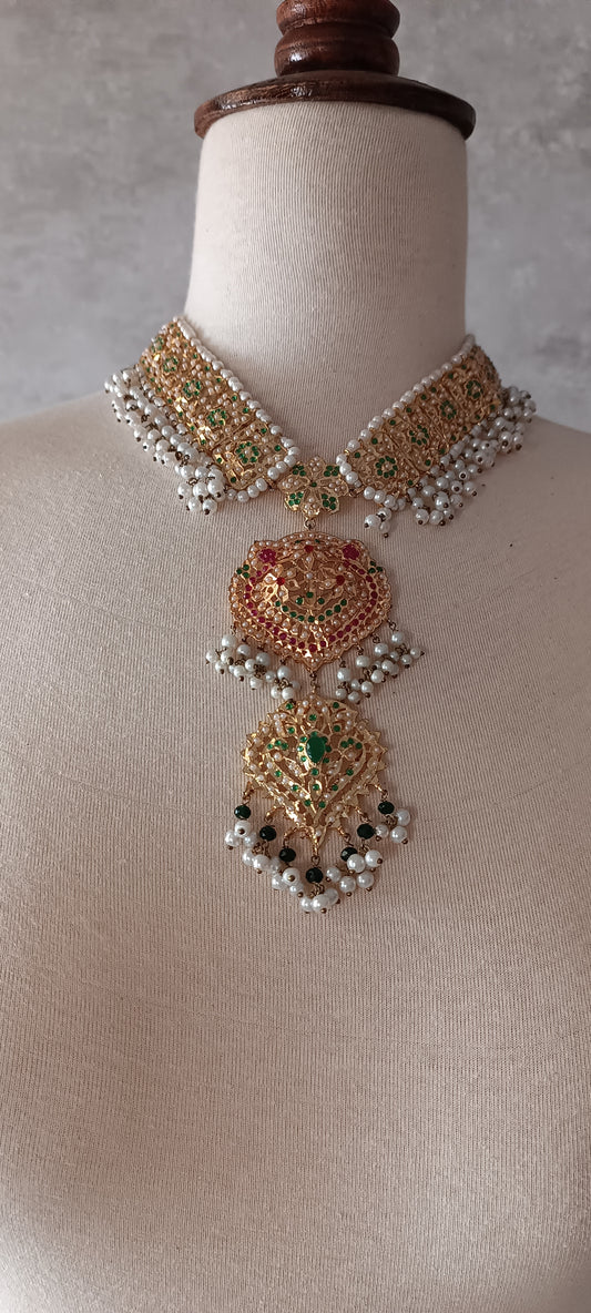 Zewar - Traditional Classic Antique Necklace