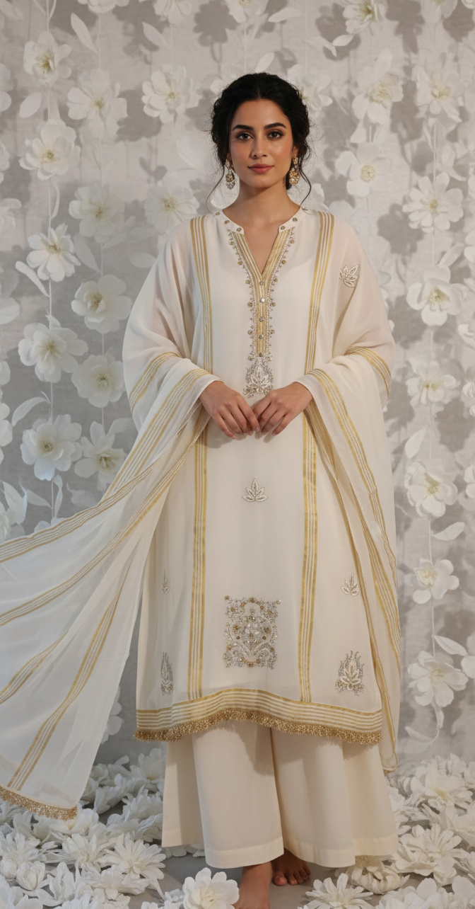 Kurta Set - Dhaka Malmal