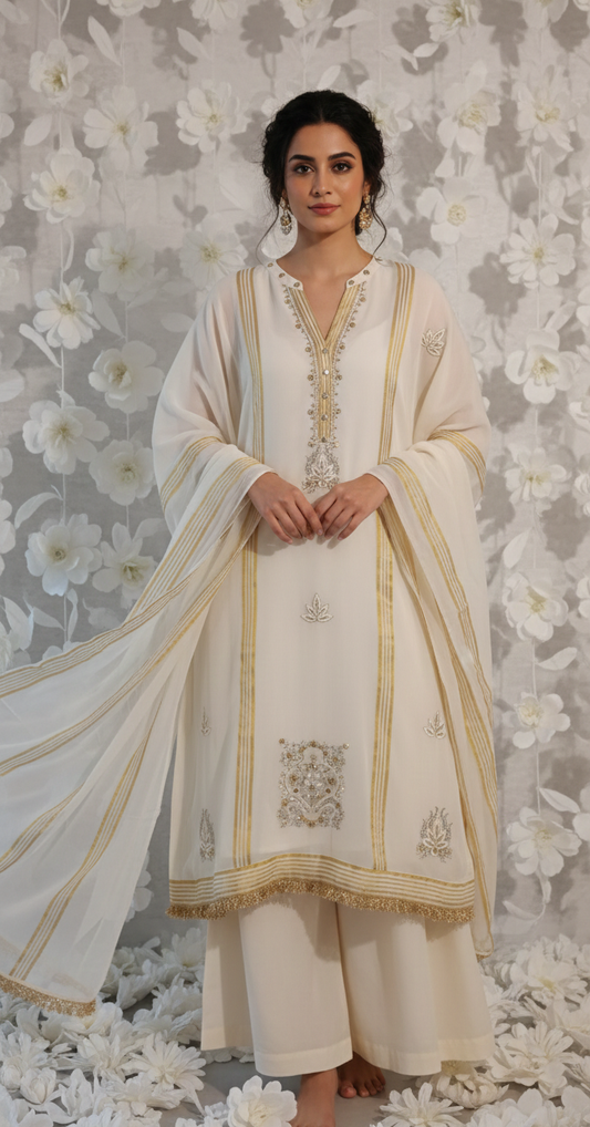 Kurta Set - Dhaka Malmal