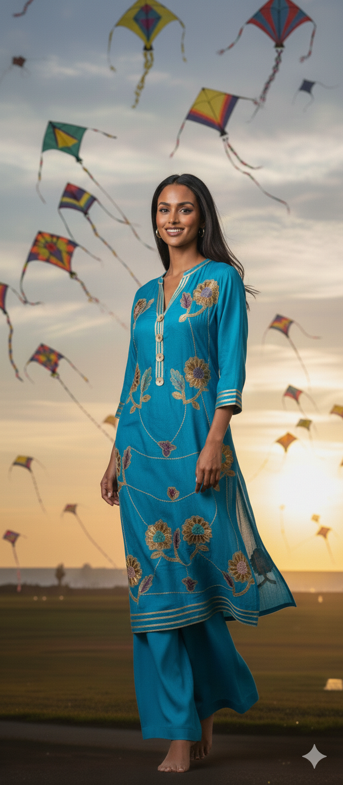 Spring Edit -  Pure Silk Karandi Kimkhawab Appliqué -  Black