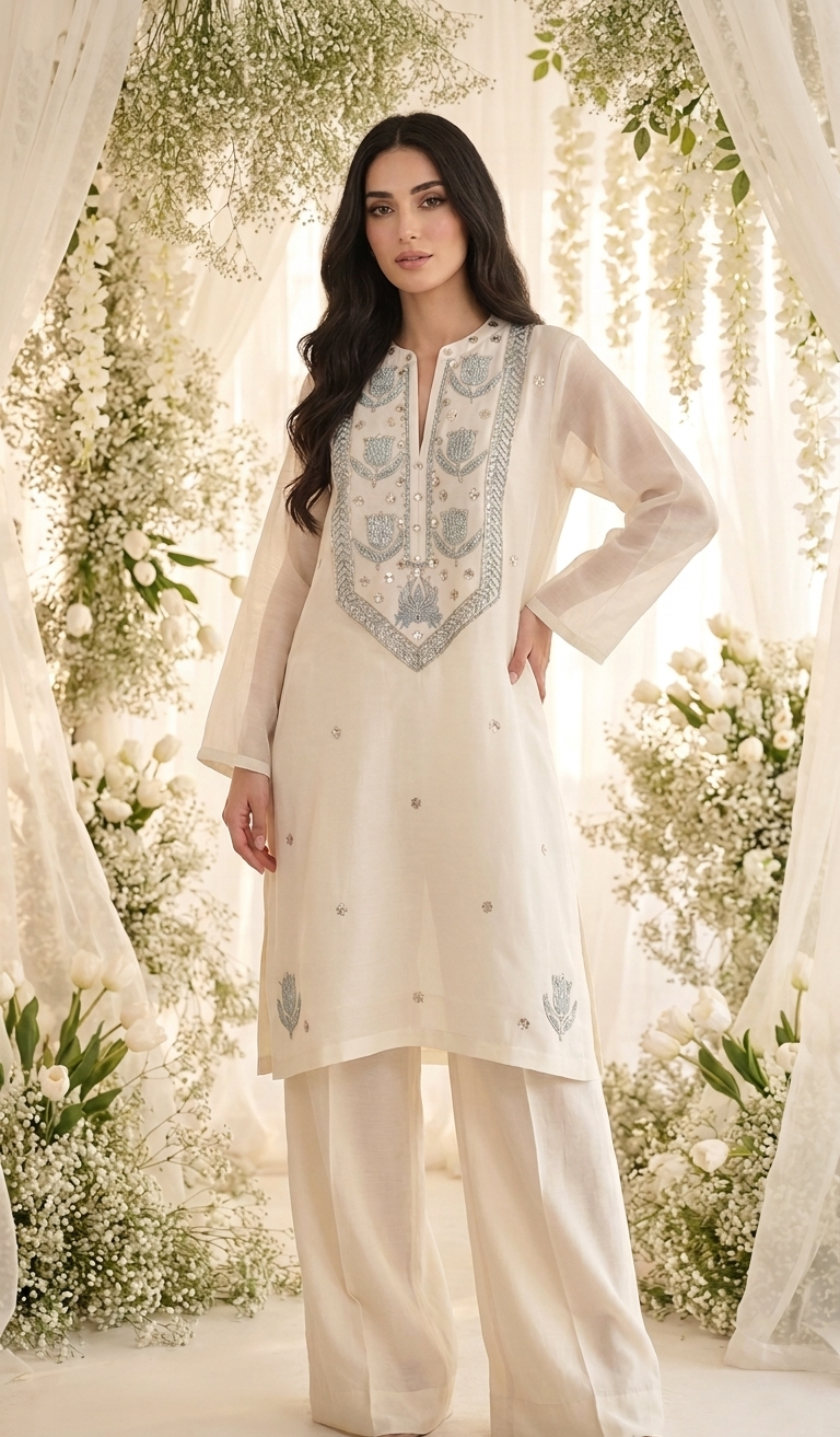 Dhaka malmal Tulip Kurta