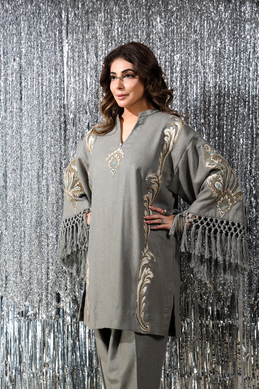 Winter - Pure Wool with Applique
