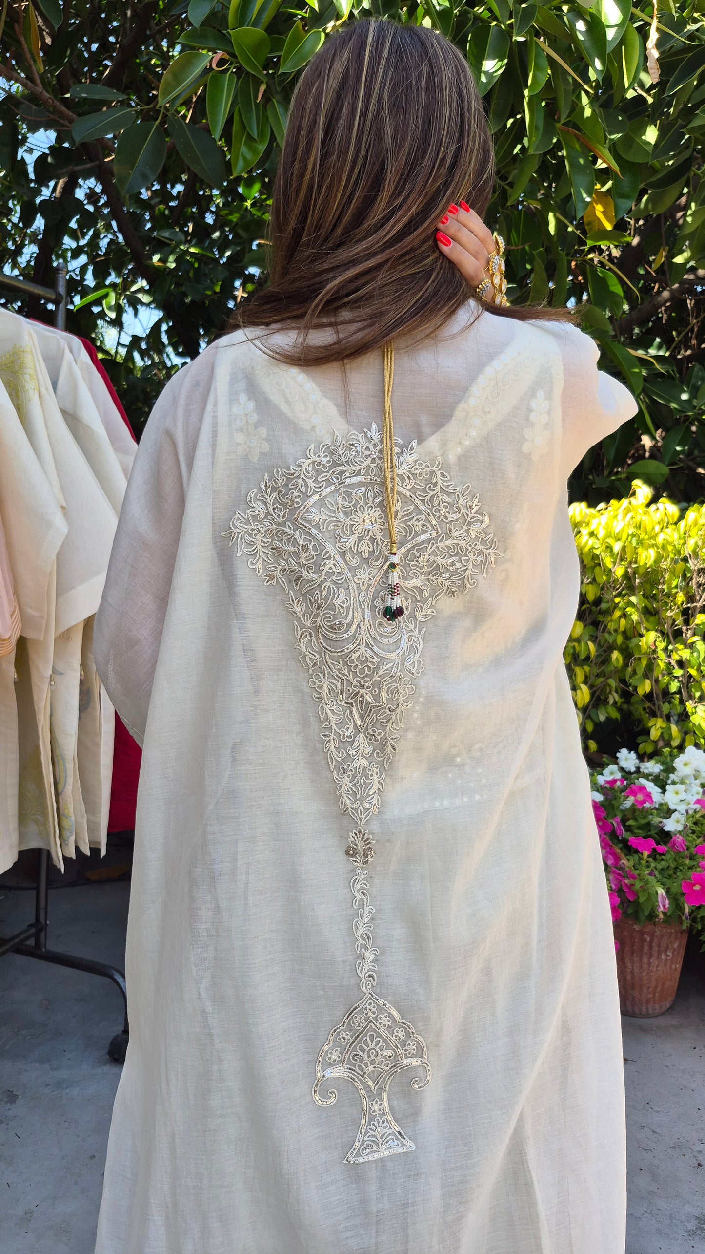 Kaftan Jacket Dhaka Malmal Lawn