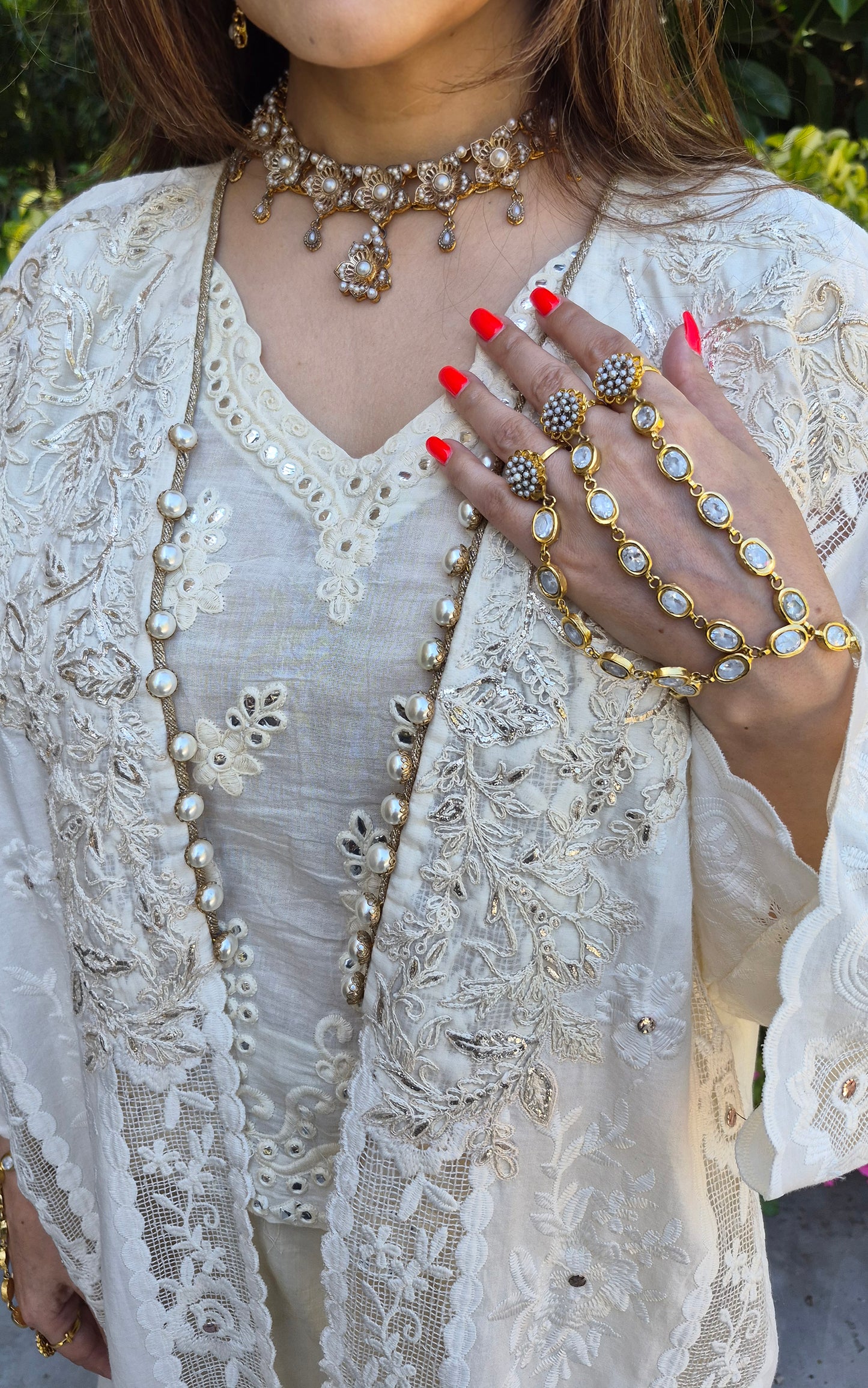 Kaftan Jacket Dhaka Malmal Lawn