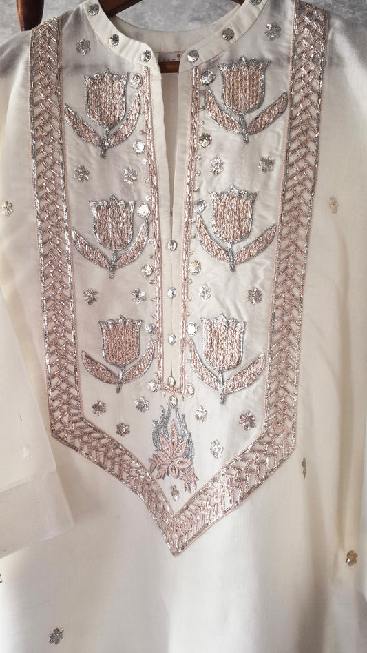 Dhaka malmal Tulip Kurta