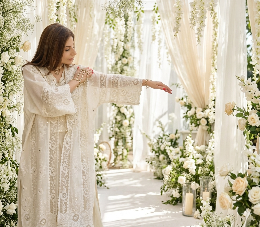 Kaftan Jacket Dhaka Malmal Lawn