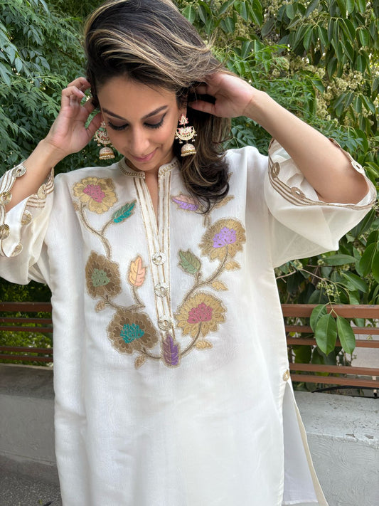 Summer Edit - Kara Cotton - Kimkhawab Collection (White)