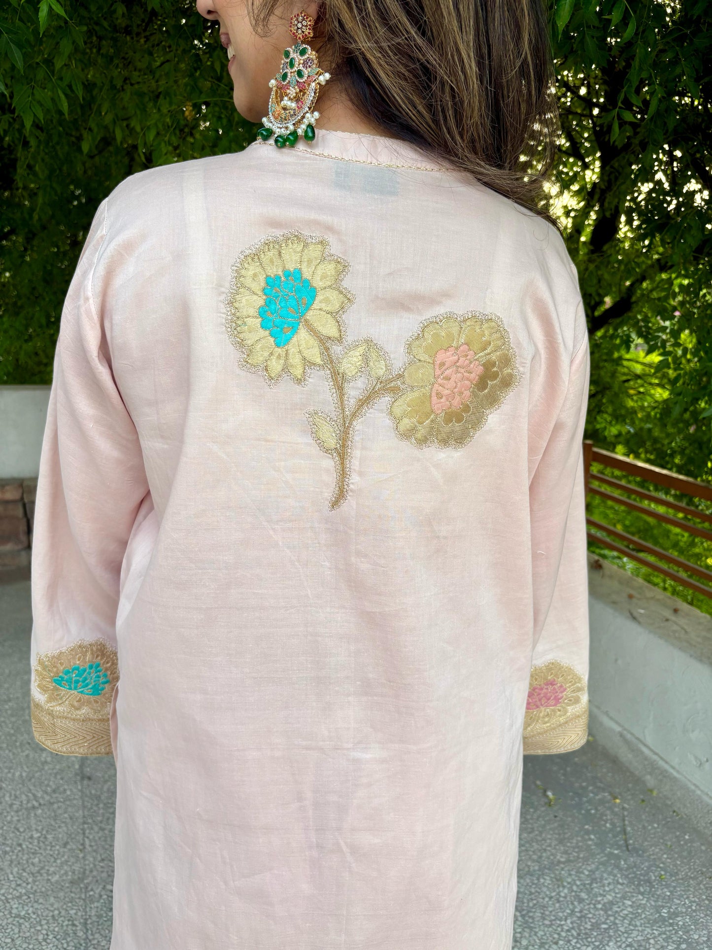 Summer Edit - Pure cotton with Ralli - Kimkhawab Collection (Dusky Pink)