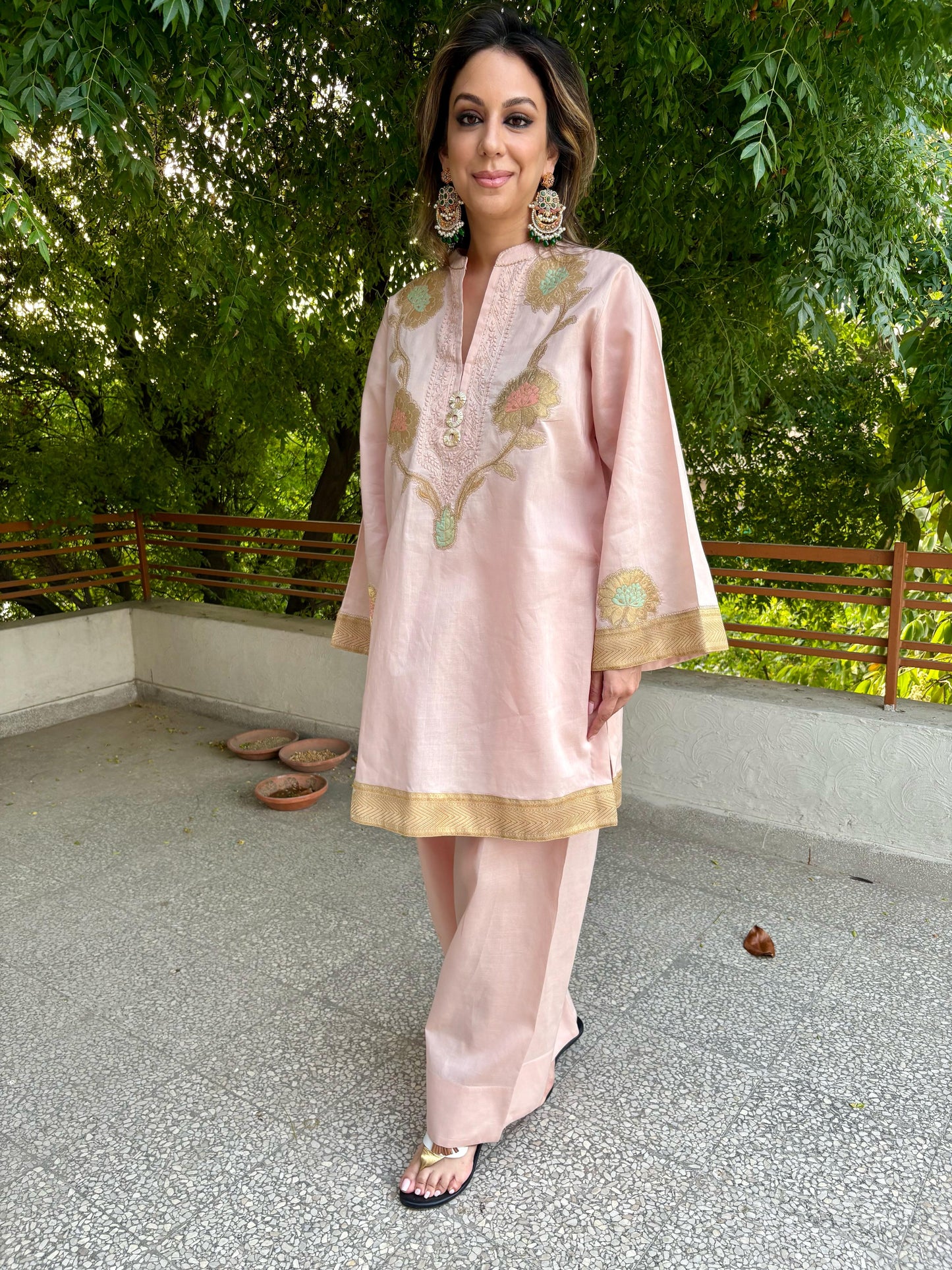 Summer Edit - Pure cotton with Ralli - Kimkhawab Collection (Dusky Pink)