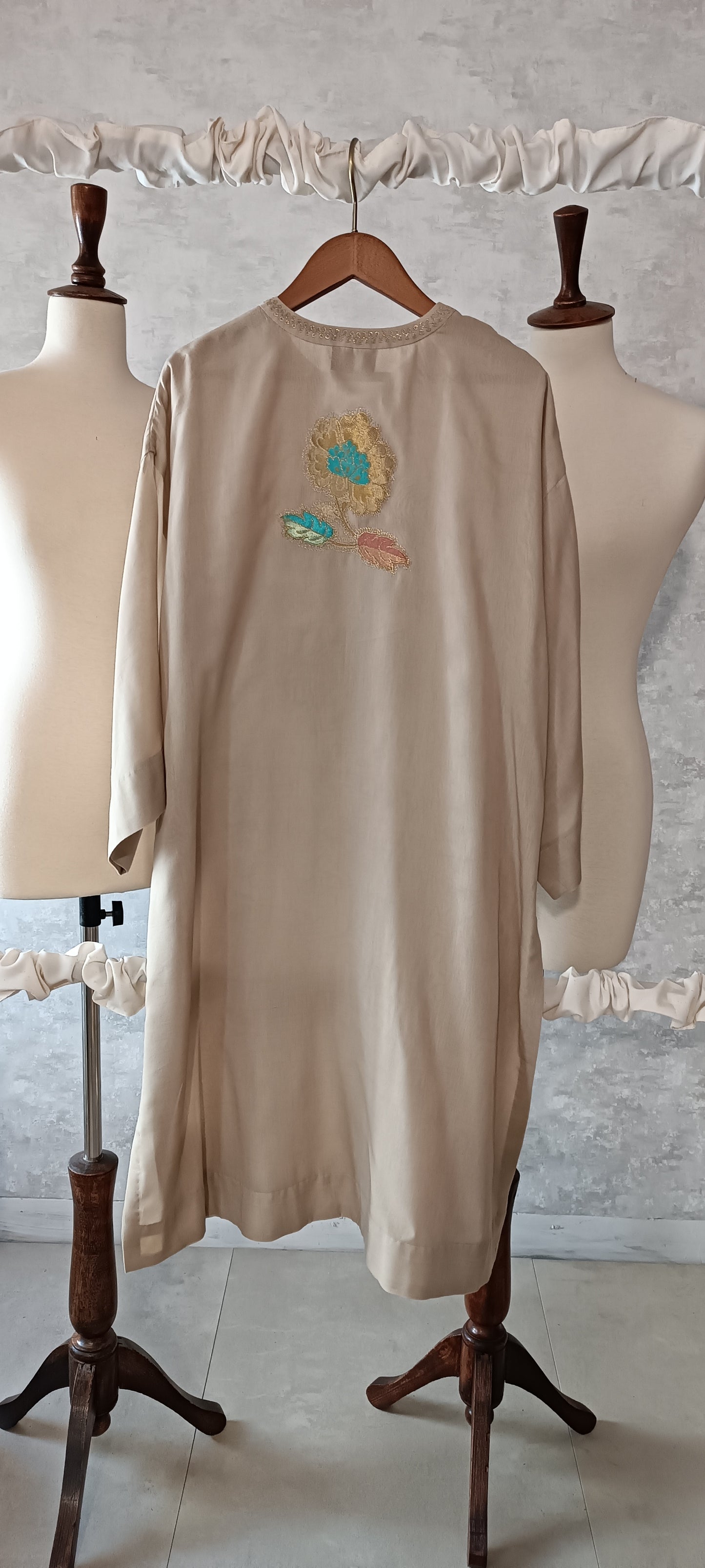 Summer Edit - Dhaka Malmal Kimkhawab Collection  - Boutique Beige