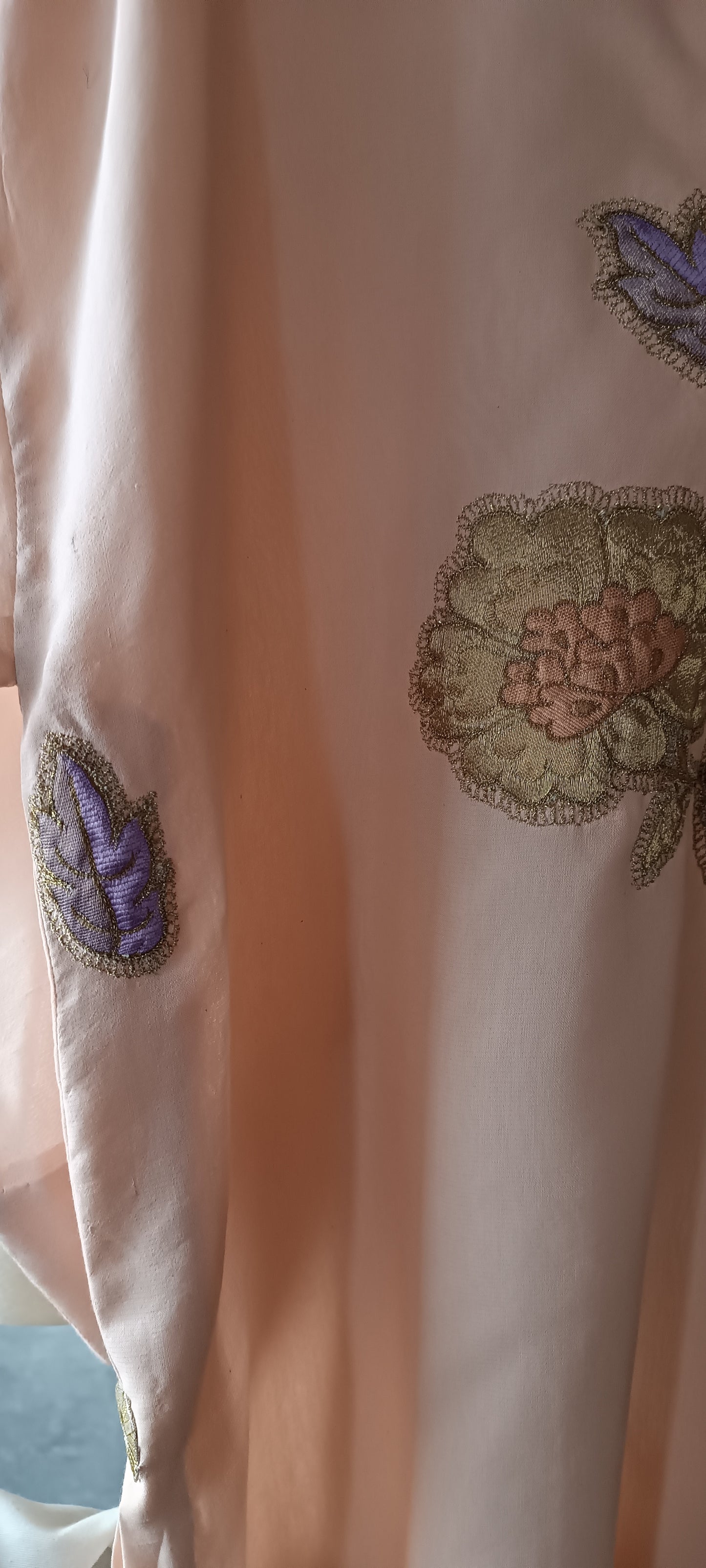 Pure Dhaka Malmal Kimkhawab Collection - Light Gulabi