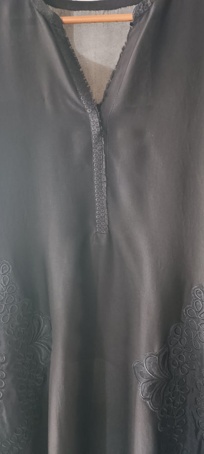 Summer Edit -- Slub Silk Kurta with Lungi