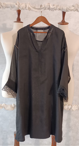 Summer Edit - Malmal Kurta with Lace