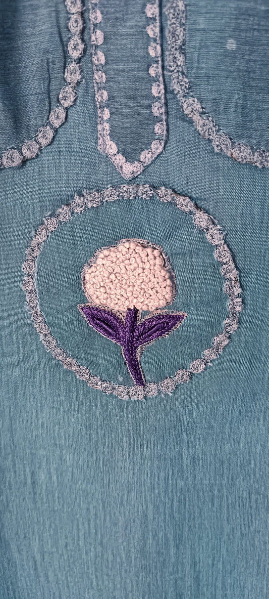 Summer Edit - Pure Kara Cotton  -  Teal Blue
