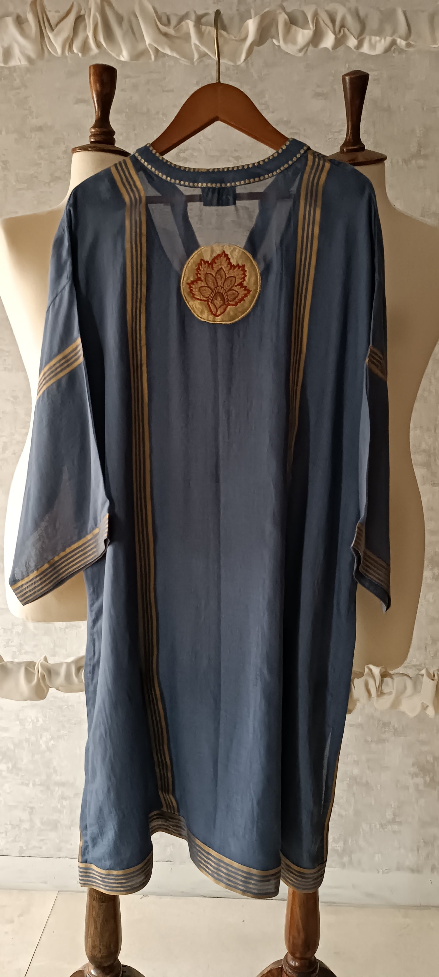 Summer Edit - Dhaka Malmal Kurta (Royal Blue)