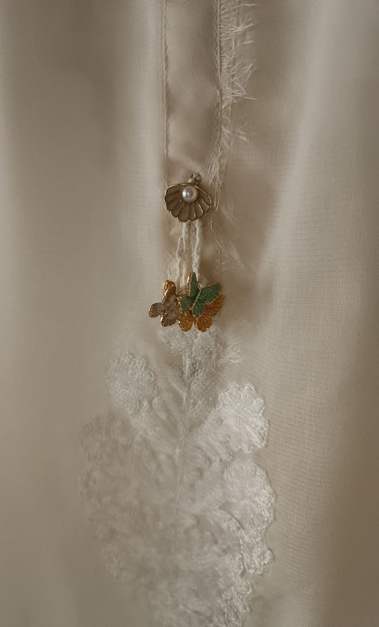 Summer Edit  - Dhaka Malmal Kurta White on White