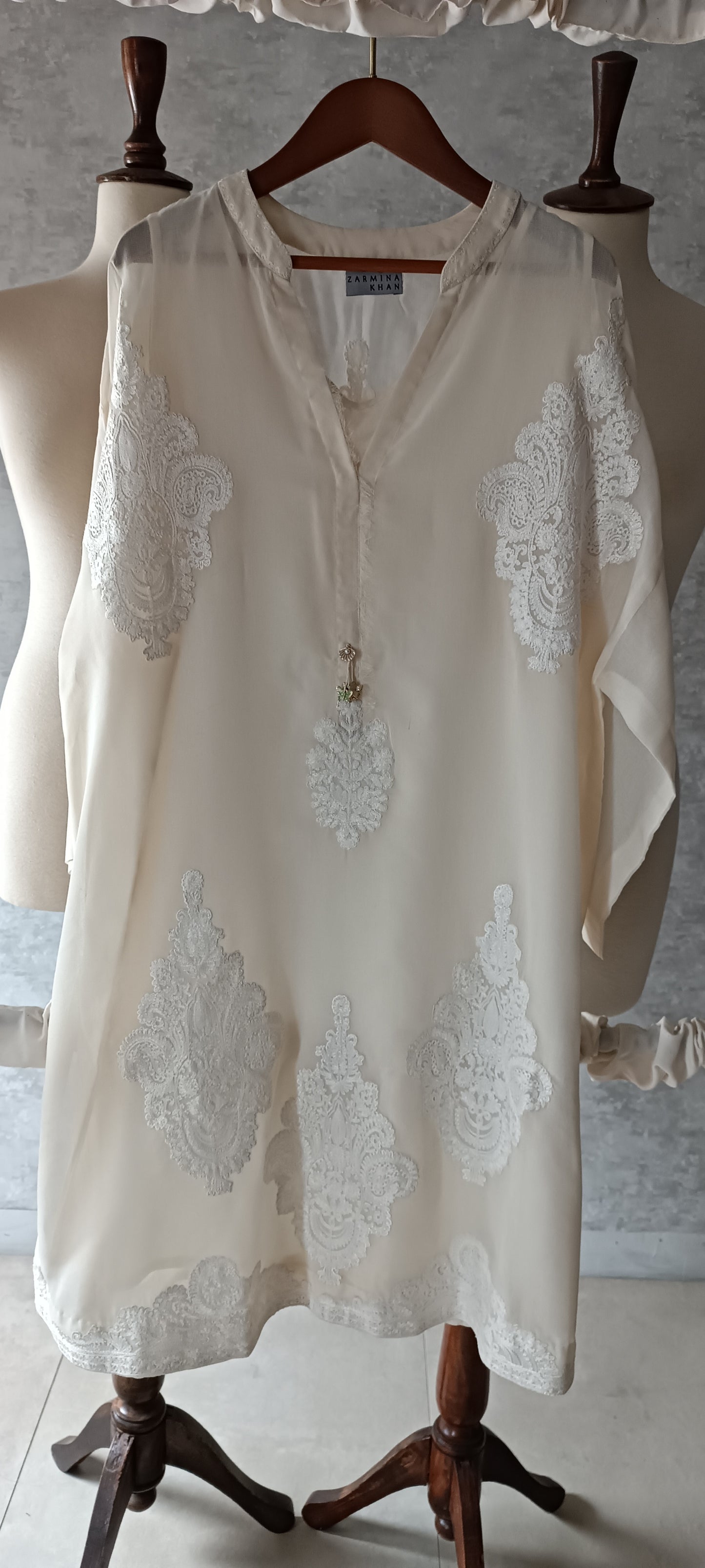 Summer Edit  - Dhaka Malmal Kurta White on White