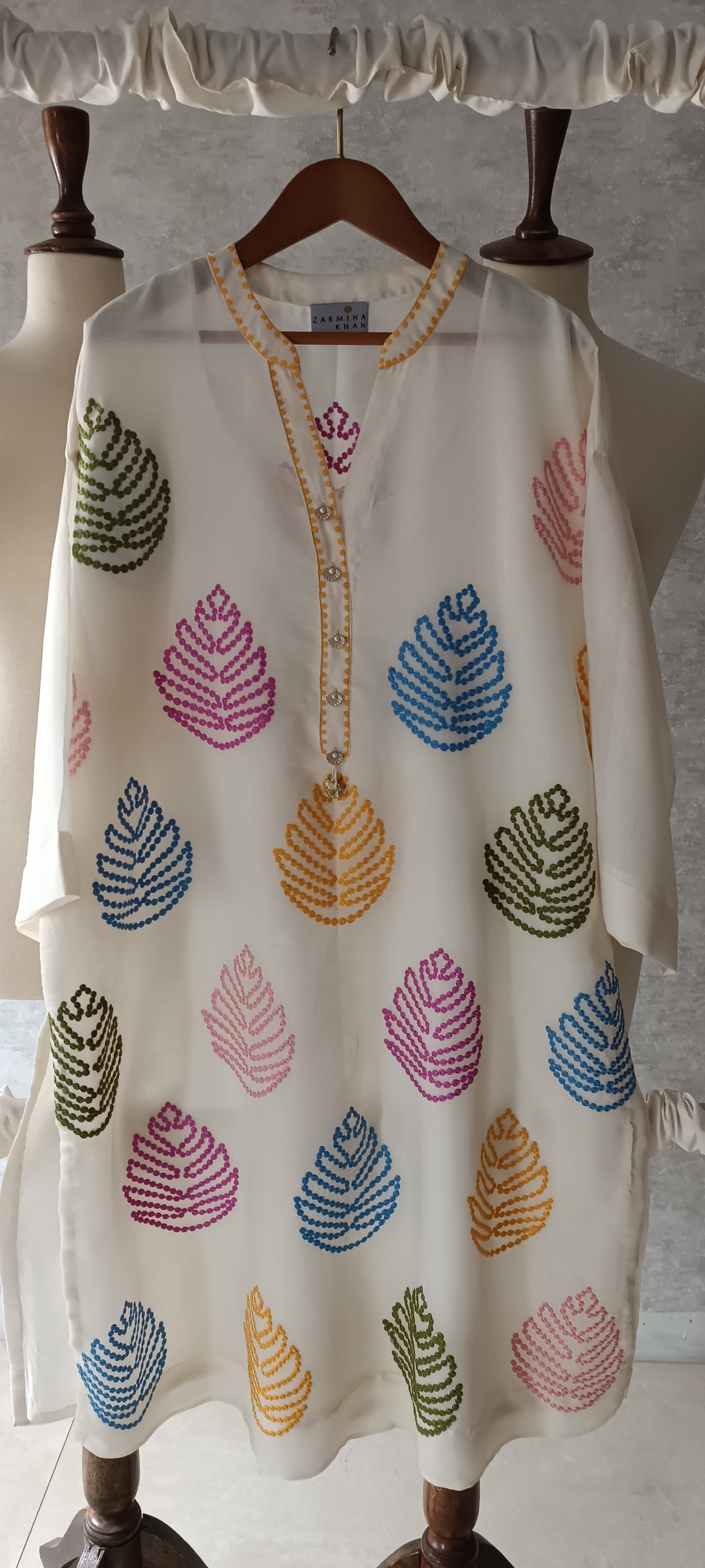 Summer Edit  - Pure Kara cotton Kurta Soft White