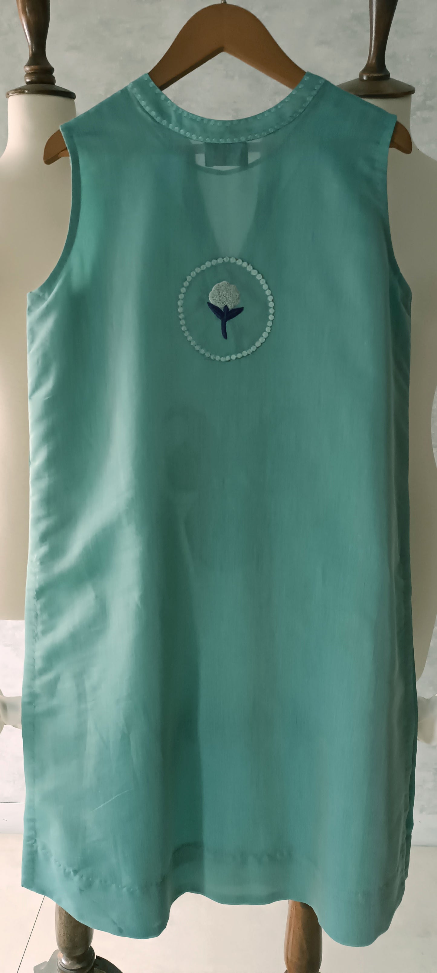 Summer Edit - Pure Chanderi (Light Teal)