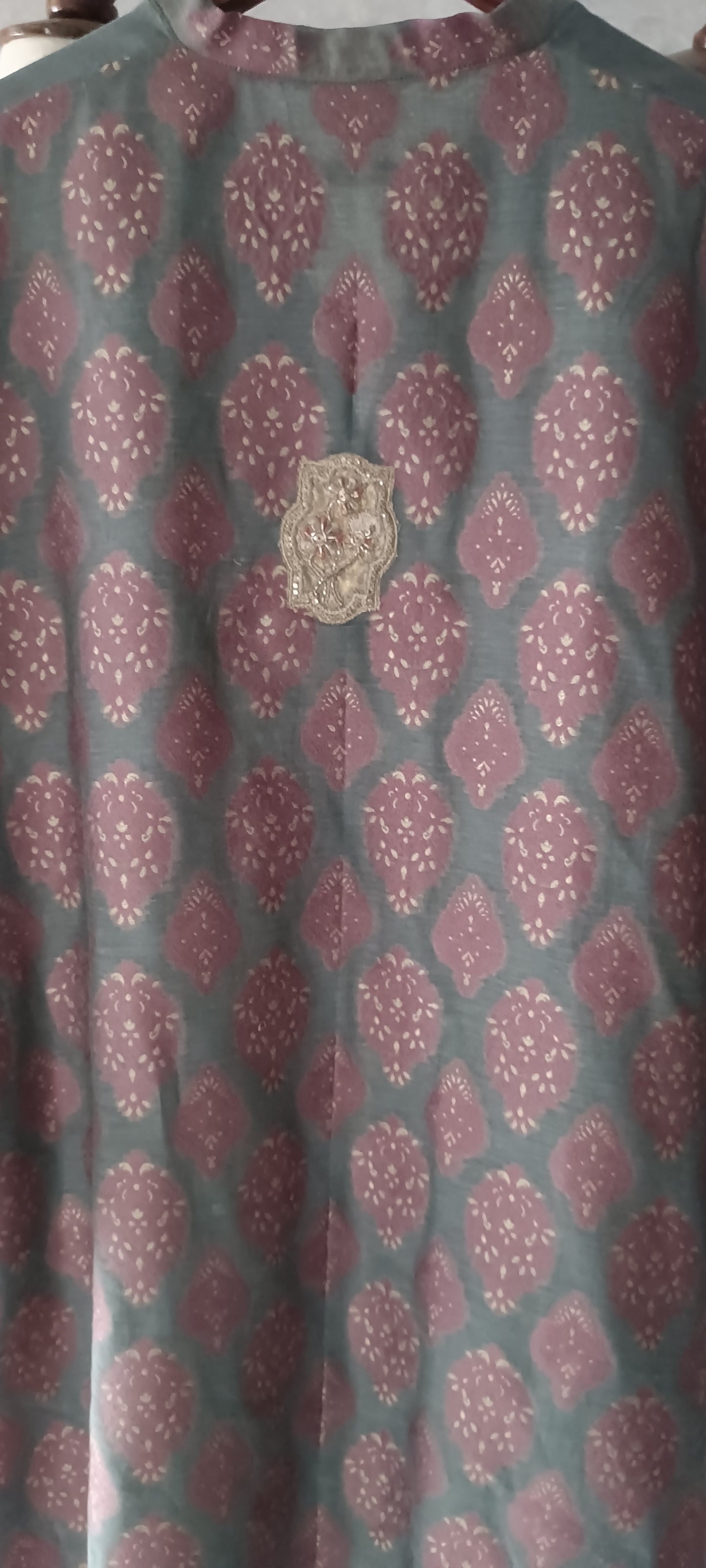 Mani (Autumn Edit) Pure Kara Cotton Jacquard - Slate Grey