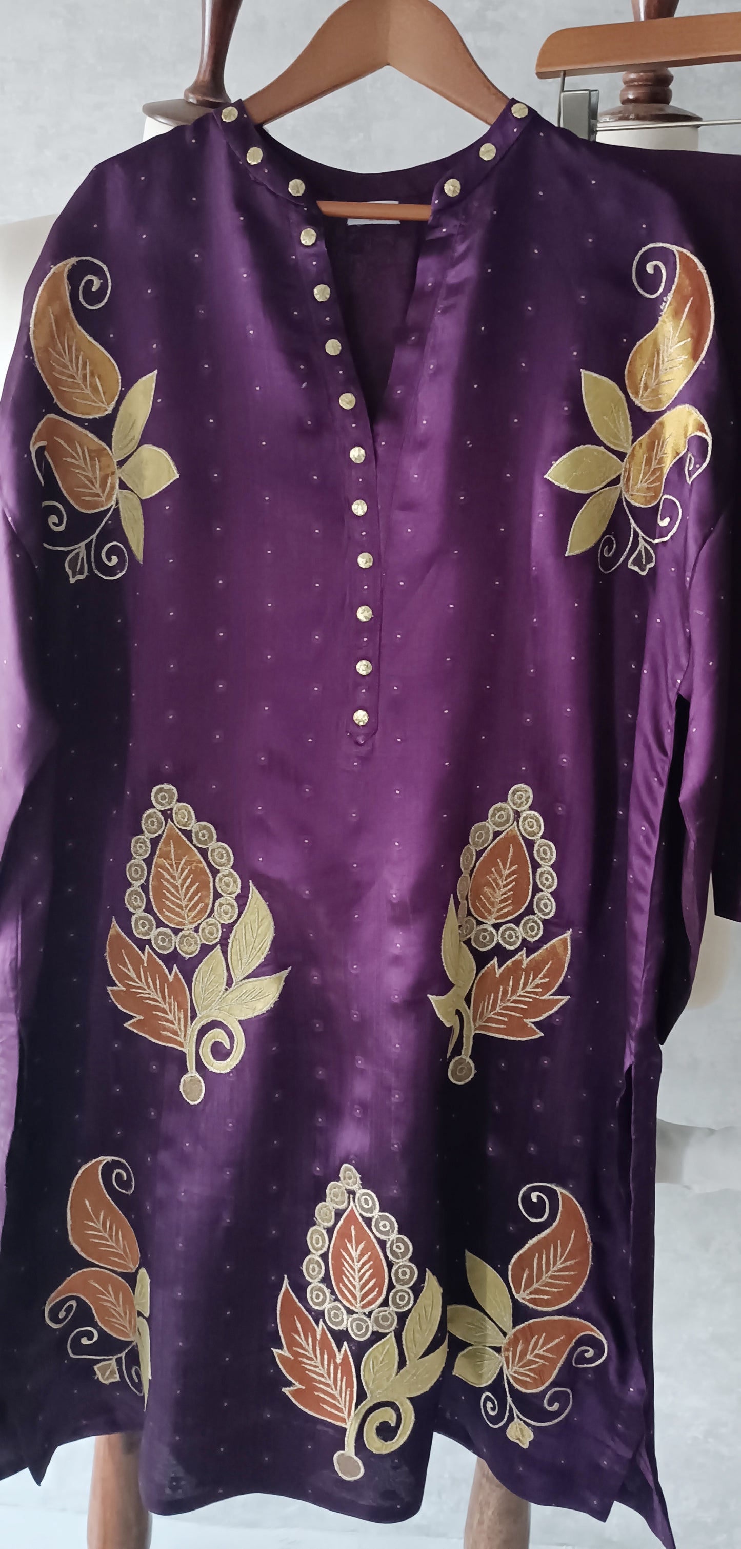 Dholki Edit - Pure Sheesha Bundki Silk - Royal Purple  Phool Patta