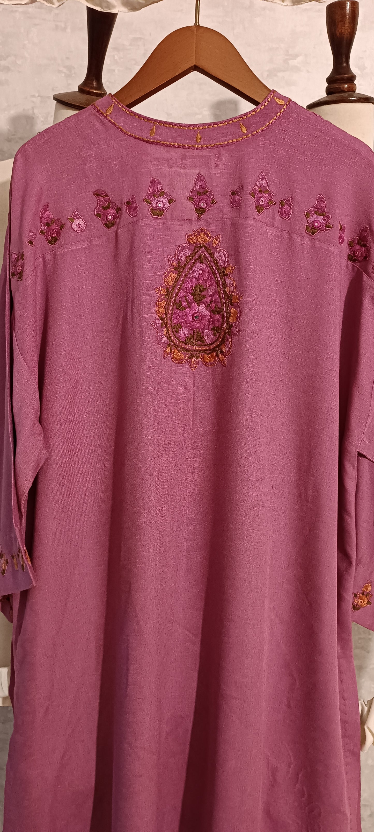 Winter Edit - Pure Silk Karandi - Lavendar