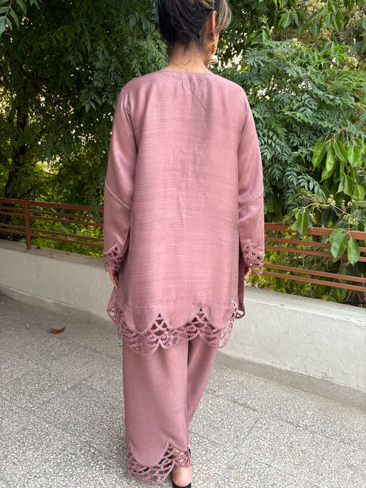 Lavender Farshi Shalwar Set