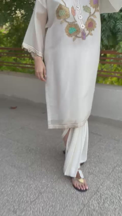 Summer Edit - Kara Cotton - Kimkhawab Collection (White)