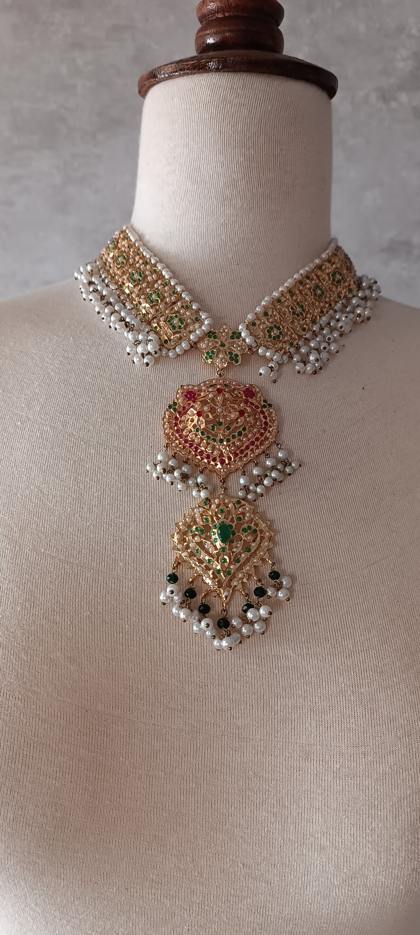 Zewar - Traditional Classic Antique Necklace
