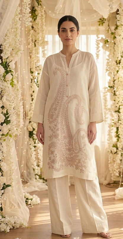 Kurta Pink Paisley
