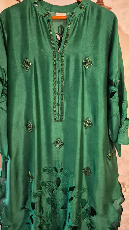 Kaftan Rich Emerald Green