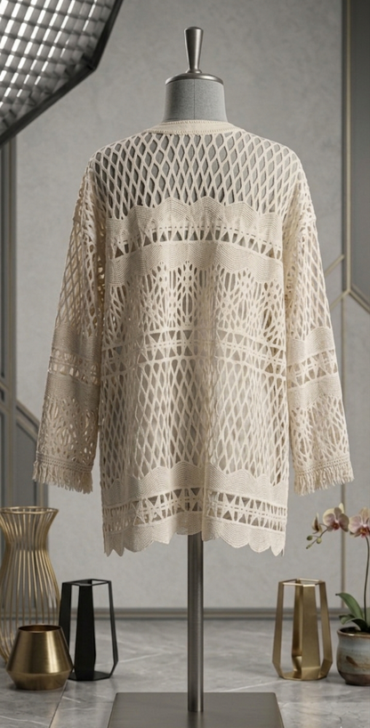 Kurta Ethereal Lattice