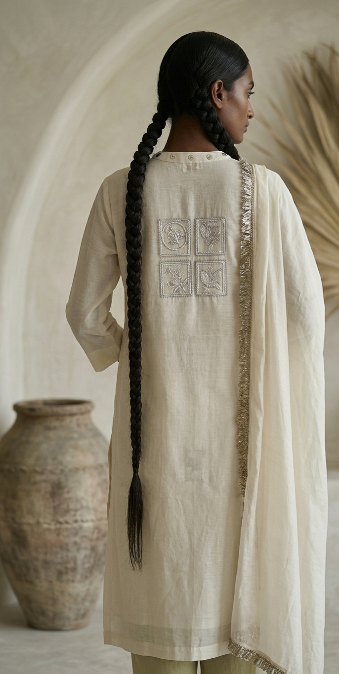 Kurta Set - Dhaka Malmal
