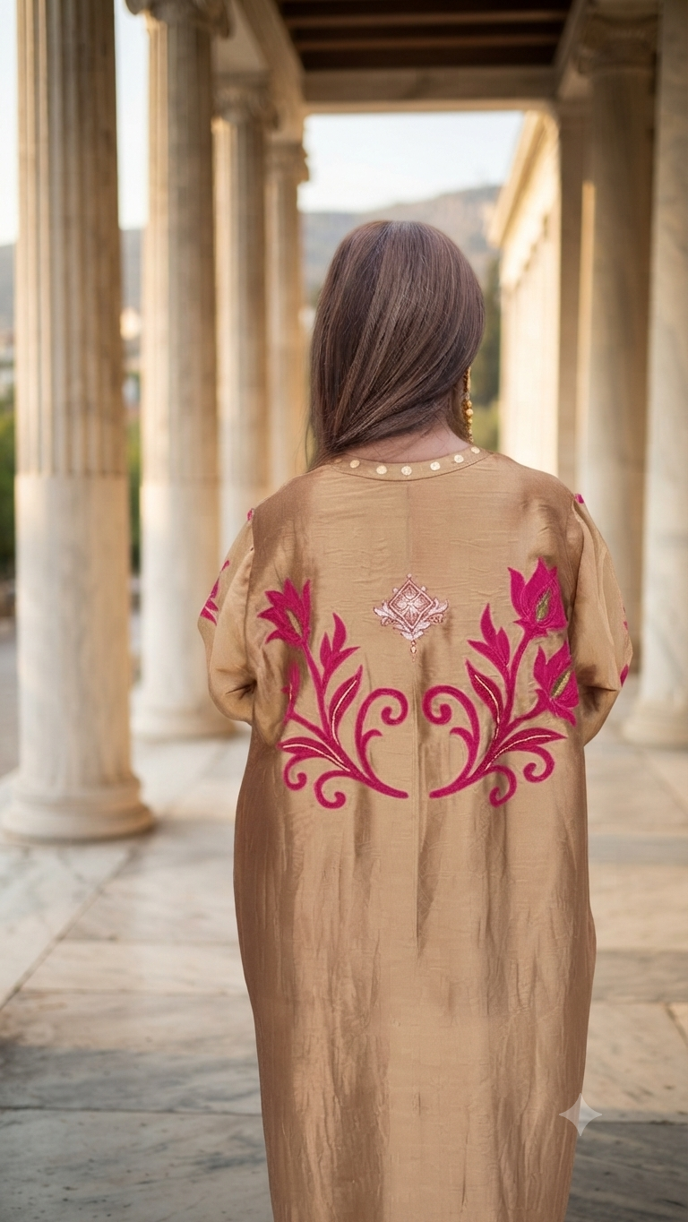 The Aureate Dahlia Kaftan