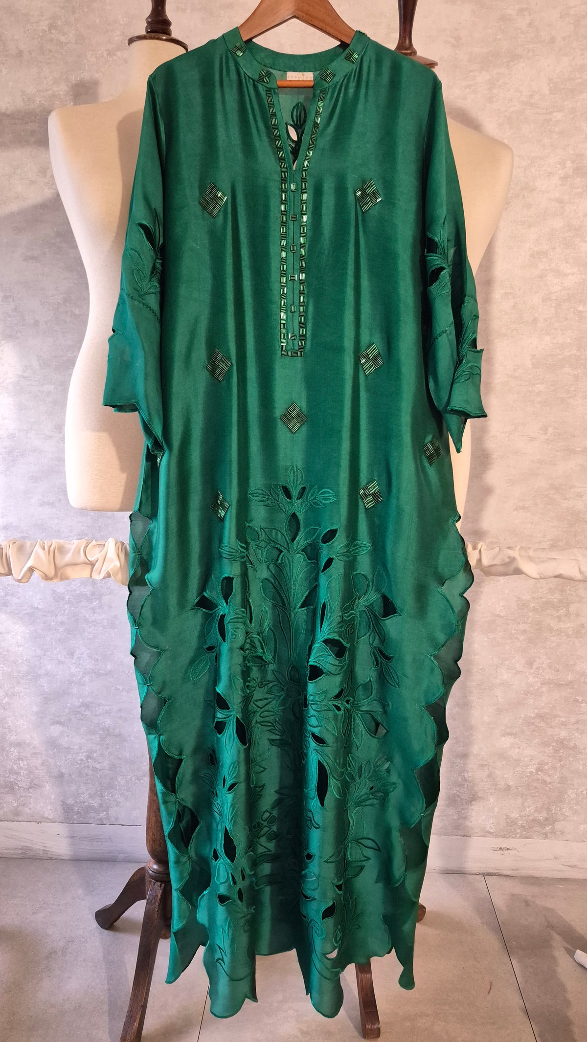 Kaftan Rich Emerald Green