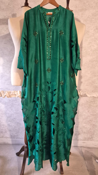 Kaftan Rich Emerald Green