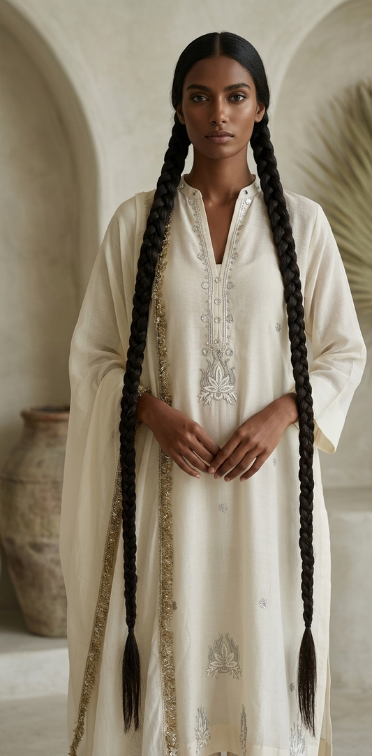 Kurta Set - Dhaka Malmal