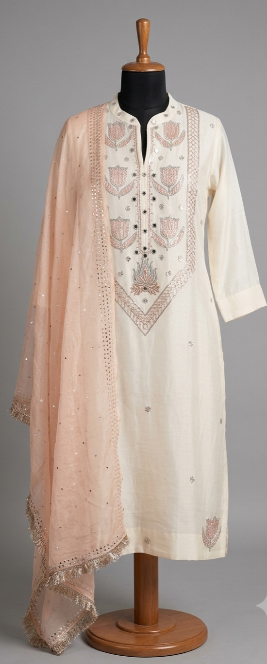Dhaka malmal Tulip Kurta